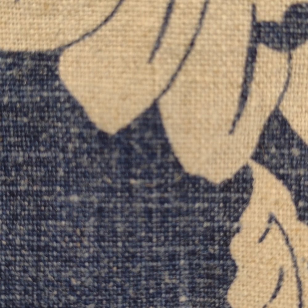 Linen and cotton printed pants 14 - Picture 7 of 8